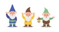 Collection gnome character.